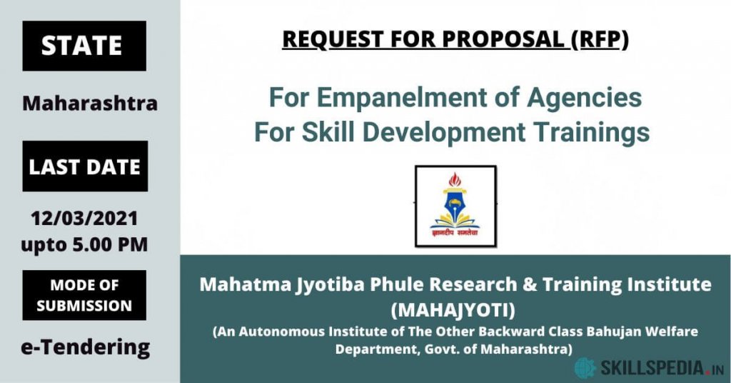 SKILLSPEDIA-Mahatma-Jyotiba-Phule-RFP-Skilldevelopment-Mahajyoti