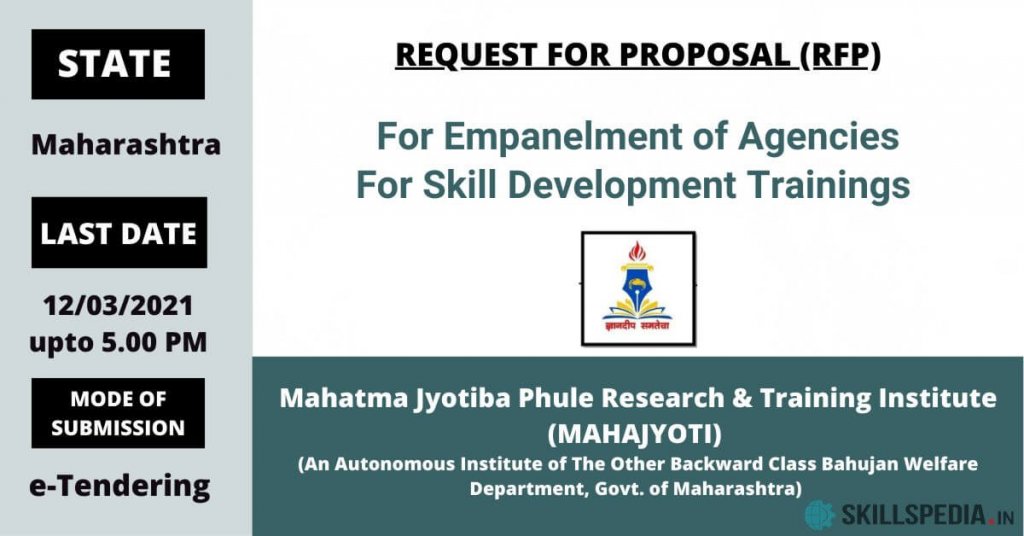 SKILLSPEDIA-Mahatma-Jyotiba-Phule-RFP-Skilldevelopment-Mahajyoti