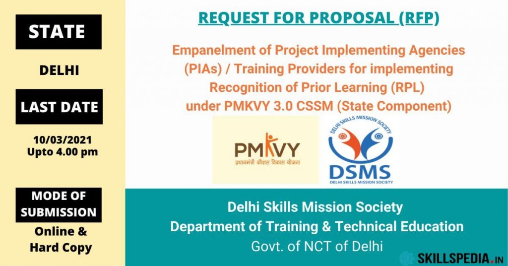 SKILLSPEDIA-RFP-RPMKVY-3.0-DELHI-DSMS