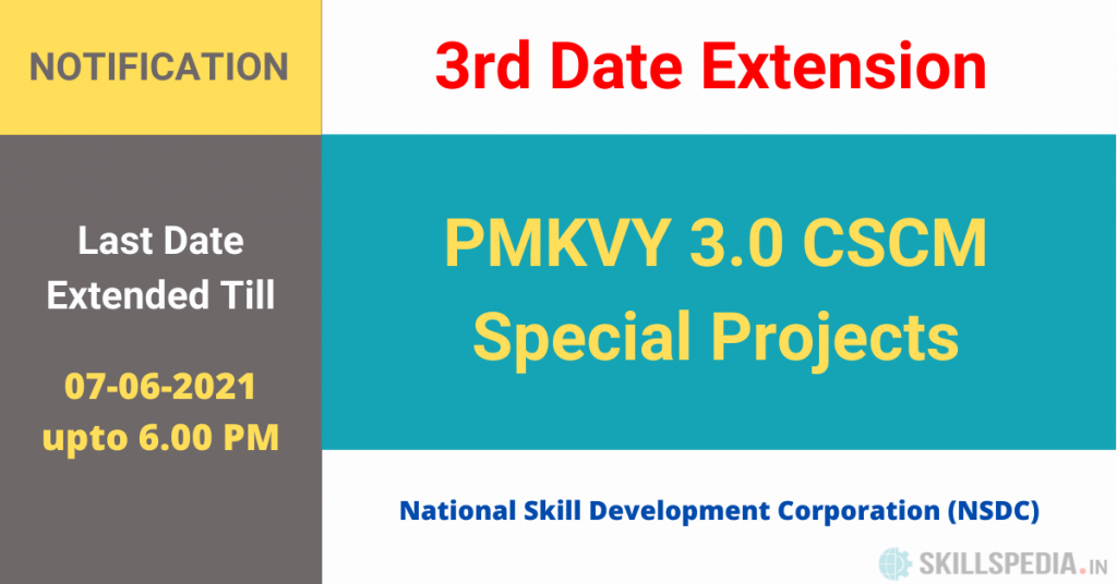 SKILLSPEDIA-notice-RFP-dealine-extension-SPECIAL-PROJECTS-PMKVY3.0-3rd