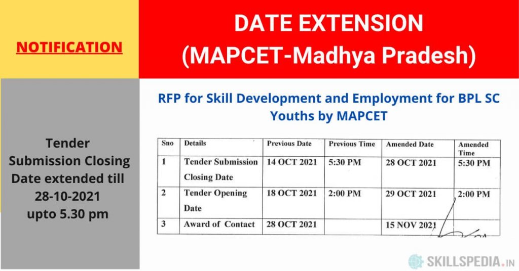 SKILLSPEDIA-MAPCET-RFP-DATE-EXTENSION