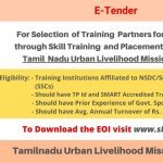 SKILLSPEDIA-TENDER-ESTP-TNULM-TAMILNADU