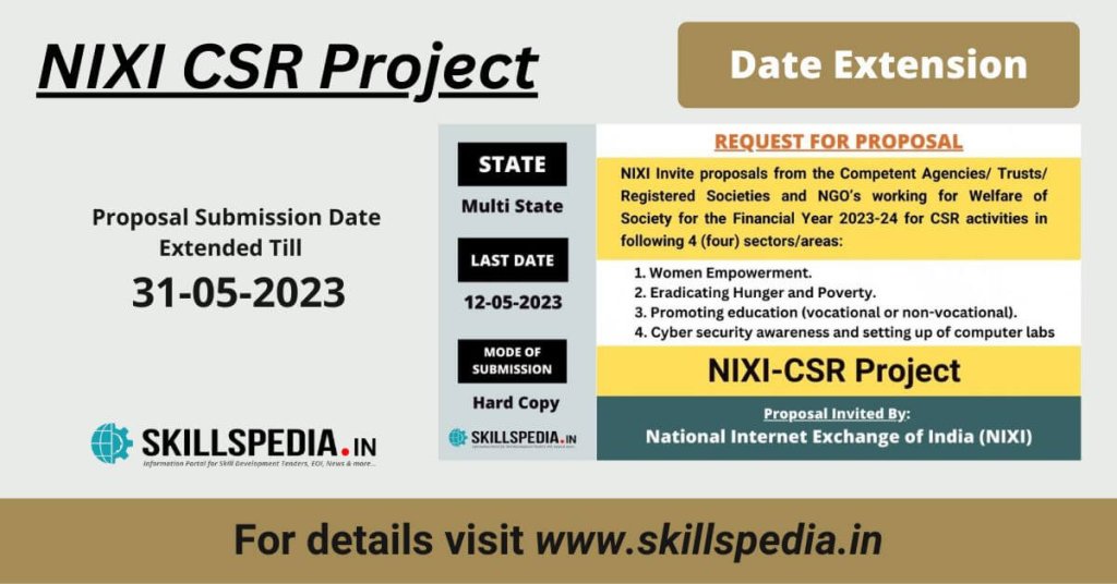 SKILLSPEDIA-RFP-NIXI-CSR-PROEJCT-EXTENSION