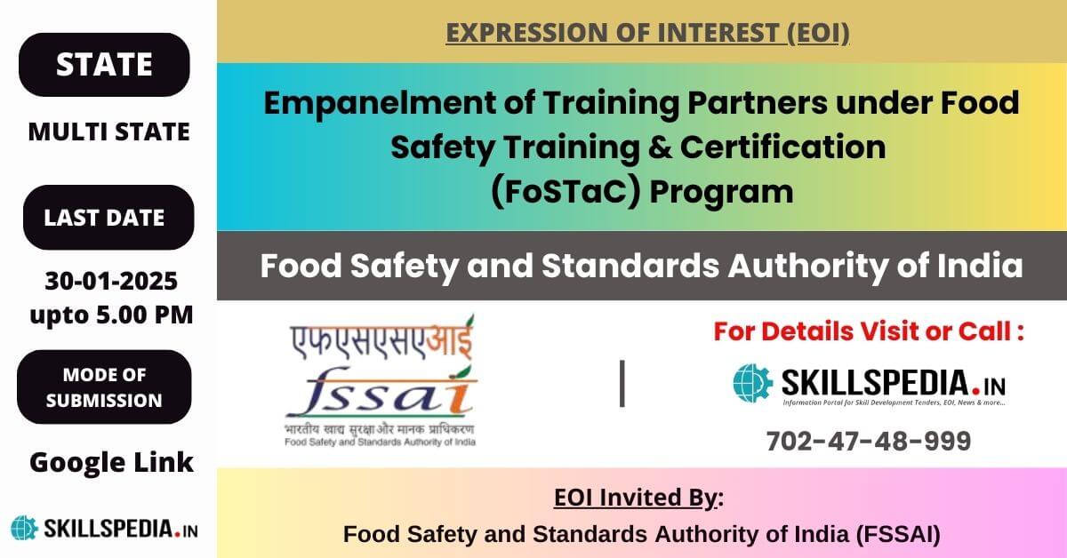 SKILLSPEDIA-FSSAI-EMPANELMENT