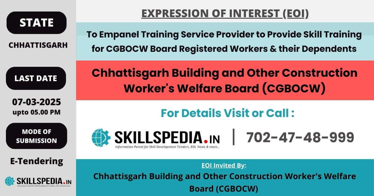 SKILLSPEDIA-EOI-CGBOCW-CHHATTISGARH