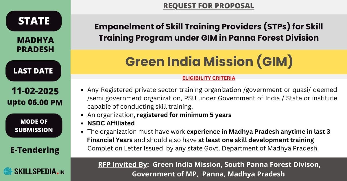 SKILLSPEDIA-GIM-RFP-FOREST-DEPARTMENT-PANNA-2025