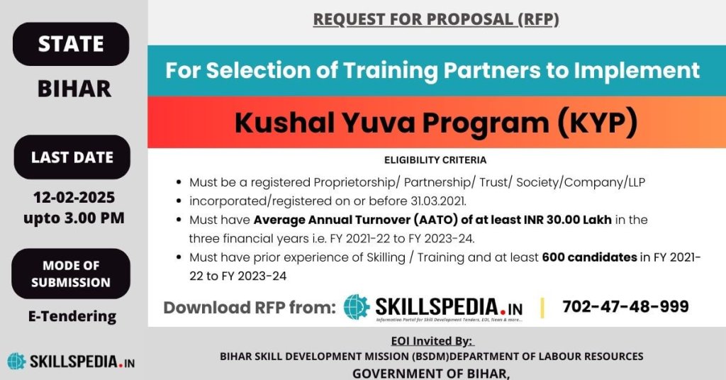 SKILLSPEDIA-RFP-KYP-BIHAR-2025