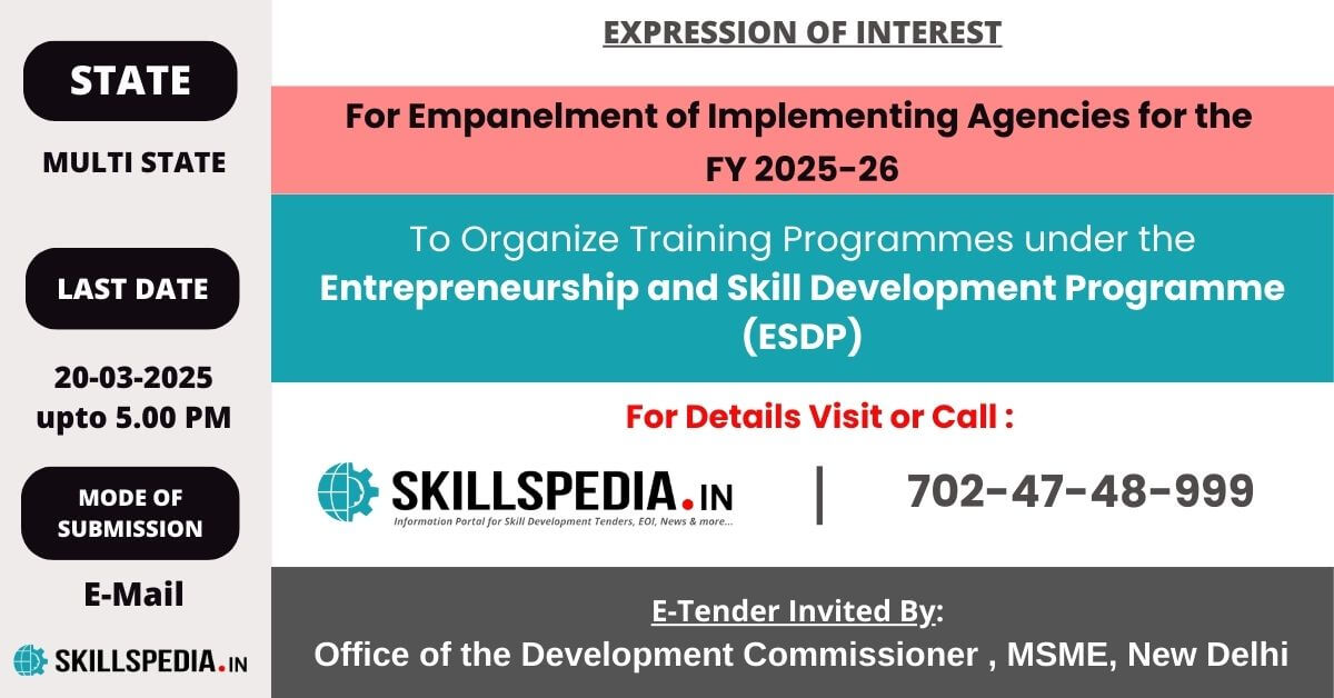 SKILLSPEDIA-ESDP-MSME-2025