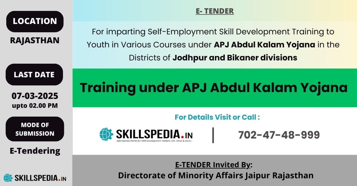 SKILLSPEDIA-RAJASTHAN-TRAINING