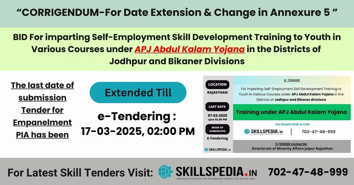 SKILLSPEDIA-DATE-EXTENSION-APJ-ABDUL-RAJASTHAN