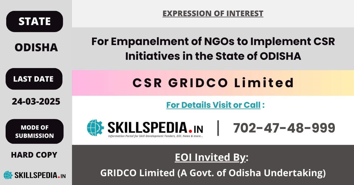 SKILLSPEDIA-GRIDCO-EOI-ODISHA-2025