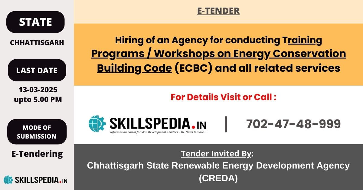 SKILLSPEDIA-etender-CREDA-CHHATTISGARH-2025