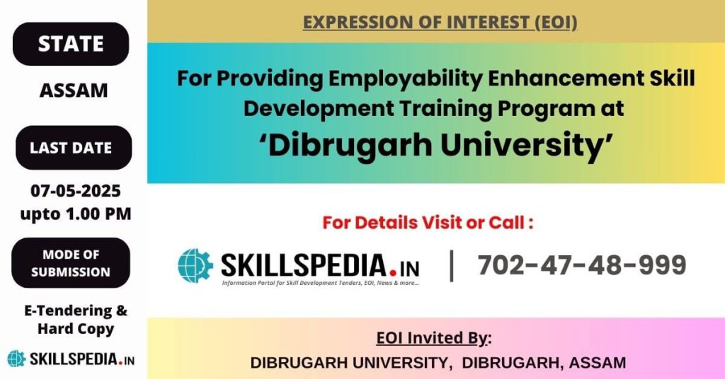 SKILLSPEDIA-EOI-DIBRUGARH-UNIVERSITY-2025
