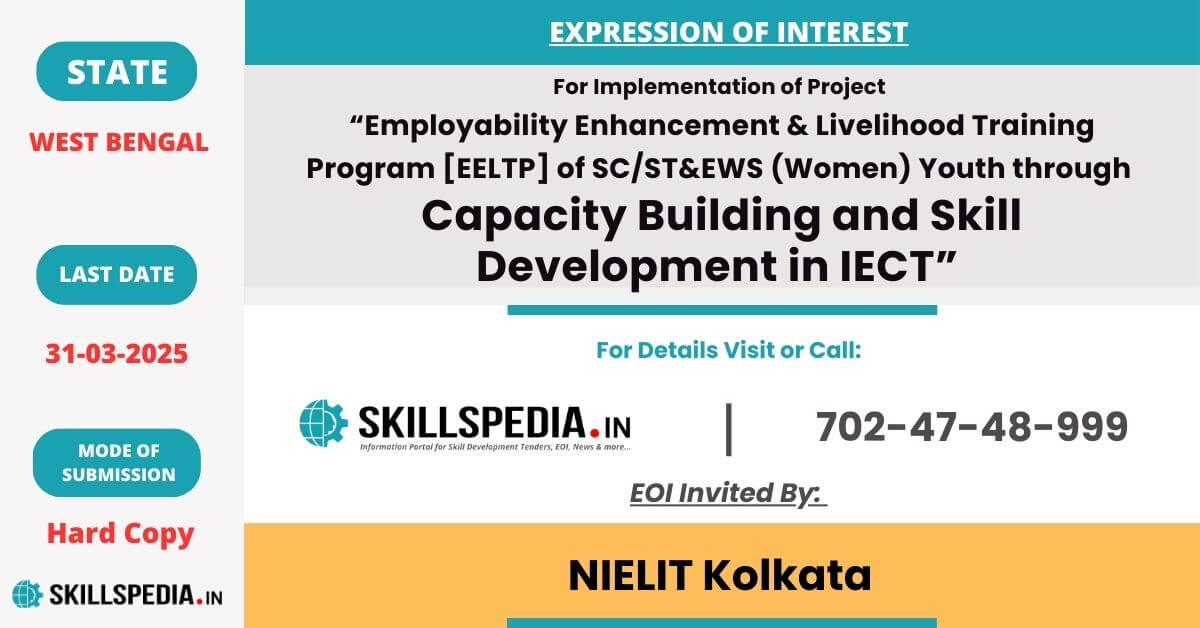 SKILLSPEDIA-EOI-NIELIT-EELTP-WEST-BENGAL-2025