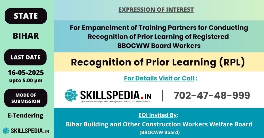 SKILLSPEDIA-EOI-RPL-BBOCWW-BIHAR-2025