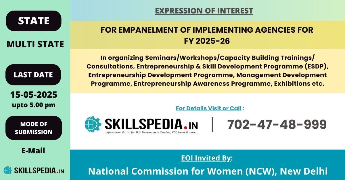 SKILLSPEDIA-EOI-NATIONAL-COMMISSION-FOR-WOMEN-2025