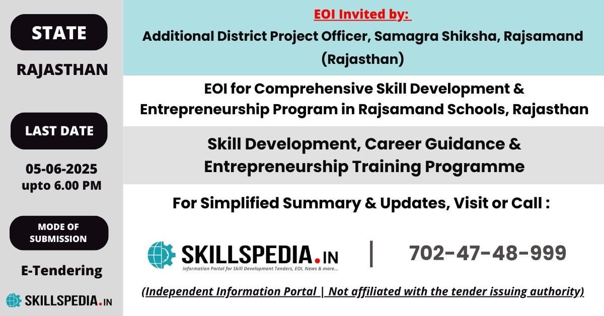 SKILLSPEDIA-EOI-RAJASAMAND-RAJASTHAN