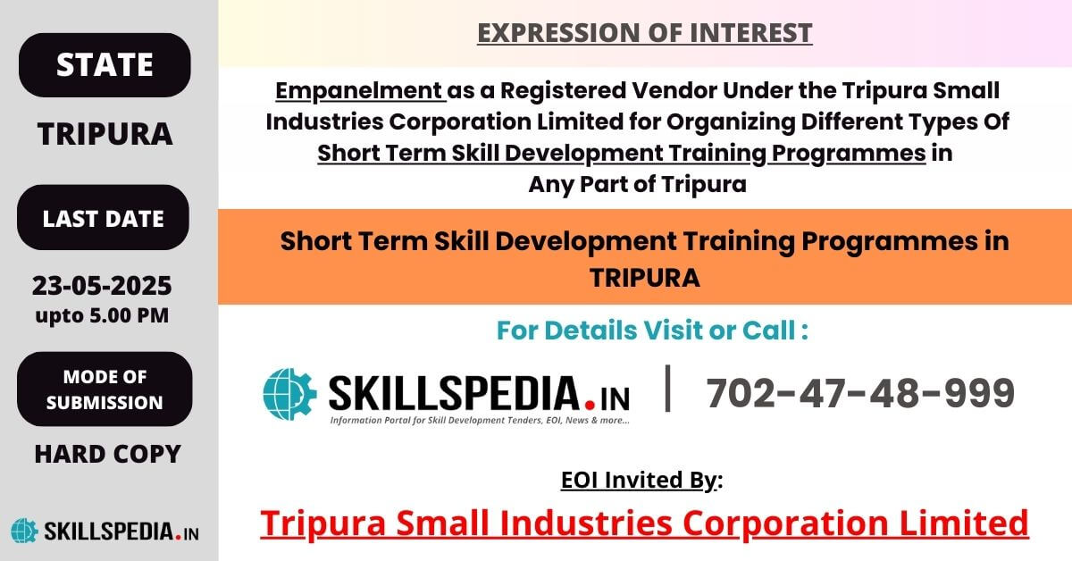 SKILLSPEDIA-EOI-TRIPURA-TSICL-2025