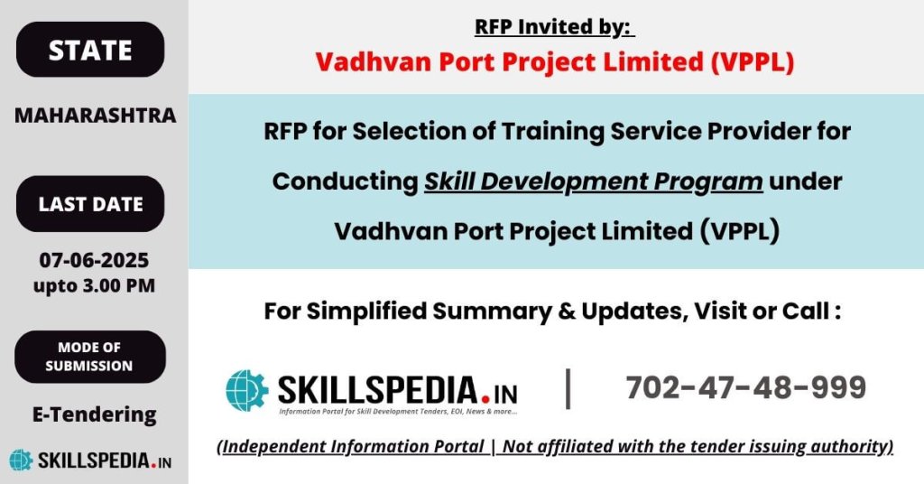 SKILLSPEDIA-RFP-VADHVAN-PORT-VPPL-MAHARASHTRA-2025