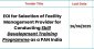 EOI for Selection of Facility Management Provider for Conducting Skill Development Training Programme-KELTRON