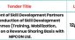 Empanelment of Skill Development Partners (TP) for Conduction of Skill Development Programmes (Training, Mobilization, Placement) on a Revenue Sharing Basis with MPCON Ltd.
