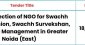 RFP for Selection of NGO for Swachh Bharat Mission, Swachh Survekshan, and Waste Management in Greater Noida (East)