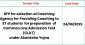 RFP for selection of Coaching Agency for Providing Coaching to ST students for Preparation of Common Law Admission Test (CLAT) under Akanksha Yojna
