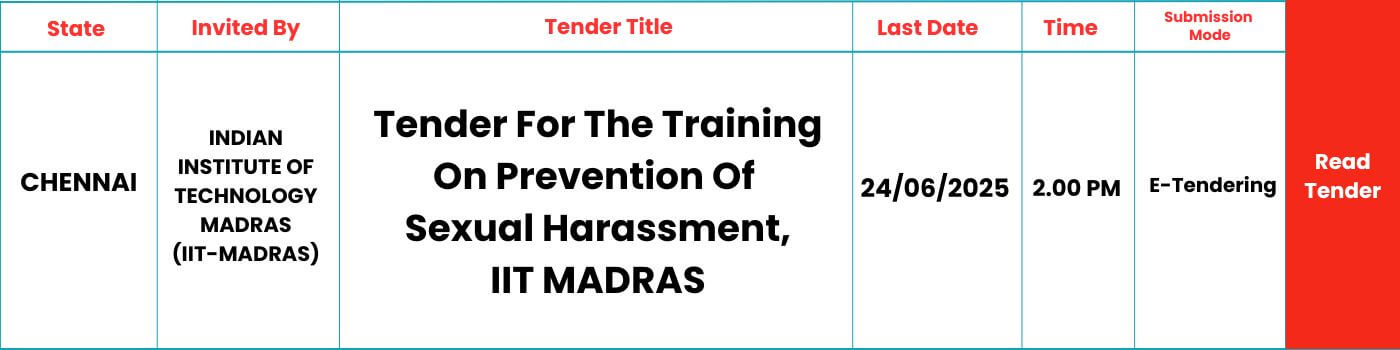 SKILLSPEDIA-TENDER-IIT MADRAS