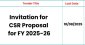Invitation for CSR Proposal for FY 2025-26-AI Airport Services Limited (AIASL)