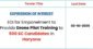 EOI for Empanelment to Provide Drone Pilot Training to 500 SC Candidates in Haryana