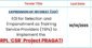 EOI for Selection and Empanelment as Training Service Providers (TSPs) to Implement the RPL CSR Project PRAGATI