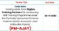 Inviting ebids from Eligible Training Partners for conducting Skill Training Programme under the Centrally Sponsored Scheme, Pradhan Mantri Anusuchit Jaati Abhyuday Yojana (PM-AJAY)