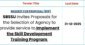 EOI for Skill Development Training – SBSSU RFP 2025